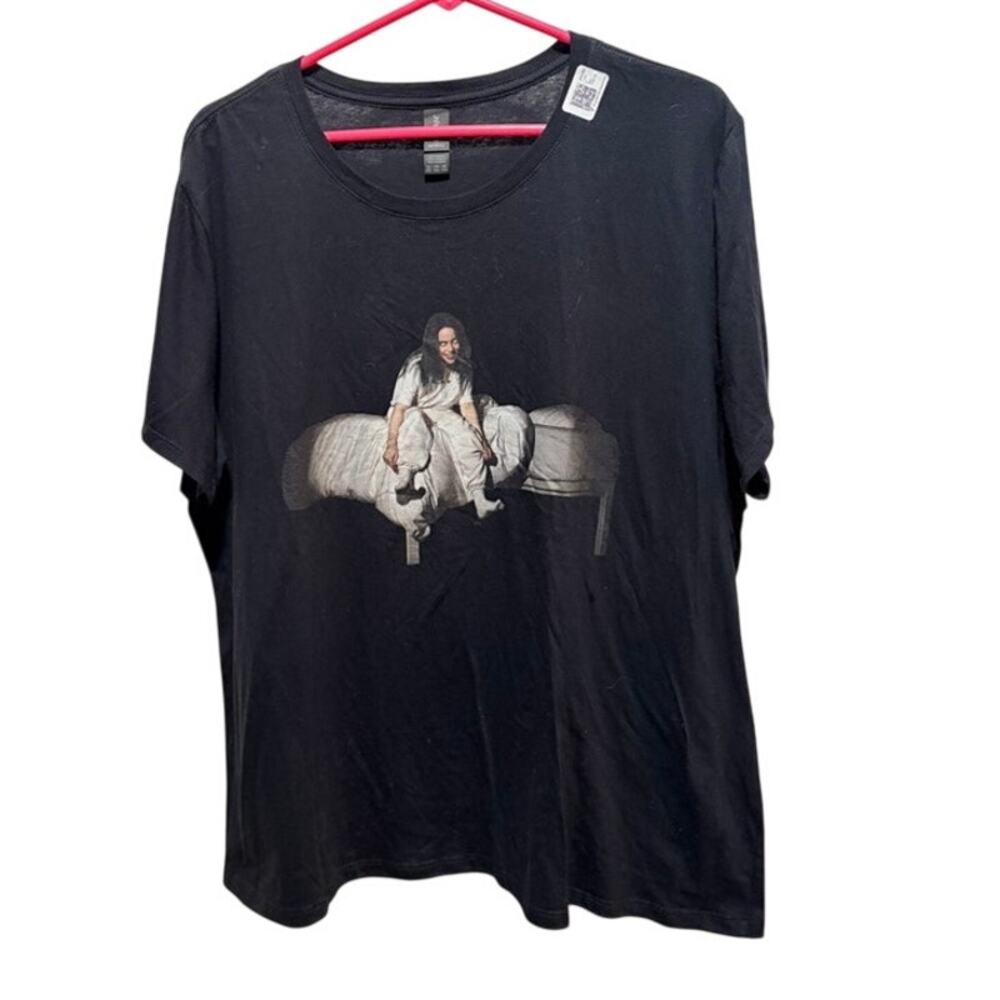 Billie Eilish Graphic T Shirt Women's 2XL NWT Gildan Softstyle Black Tee